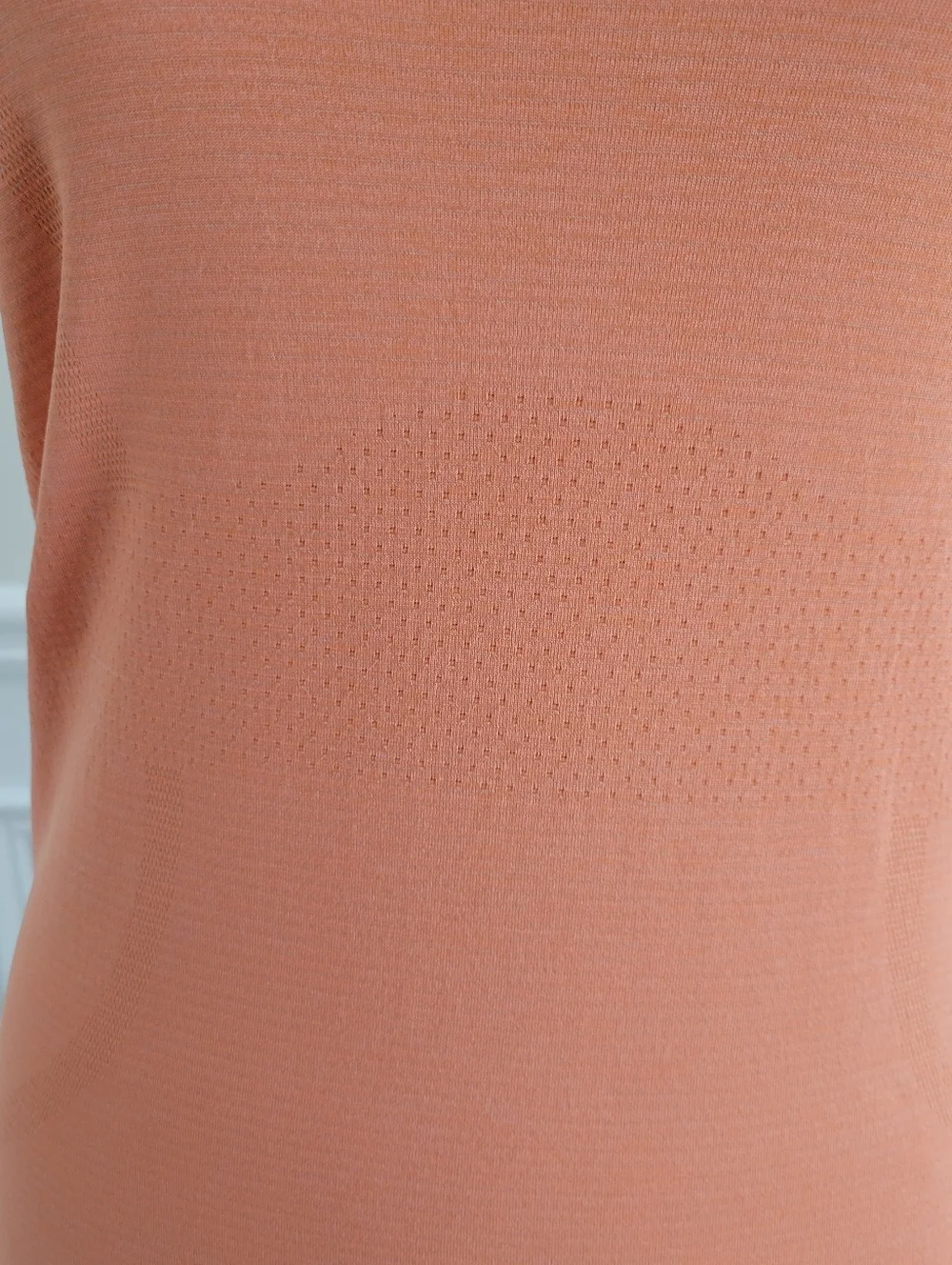 Lululemon Swiftly Tech Orange‎ Heathered Short Sleeve Silverescent Size 6